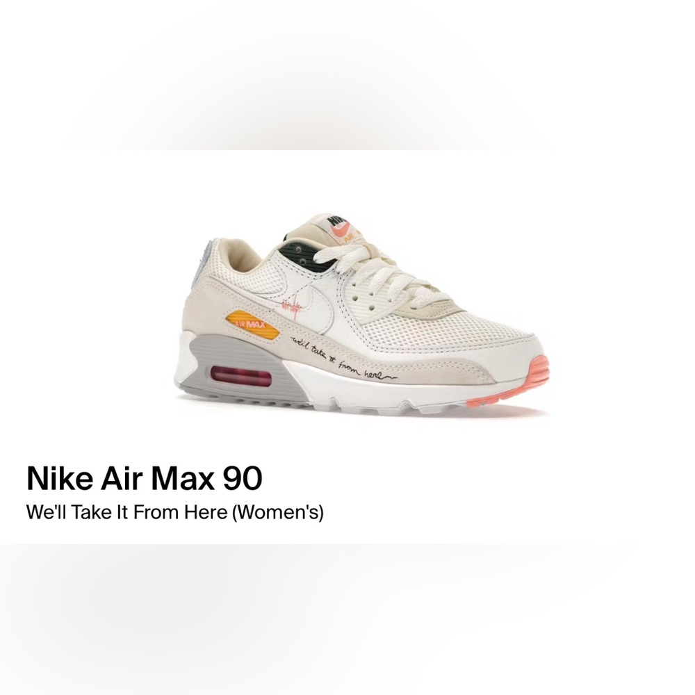 Nike Air Max 90 Sneakers “We’ll Take It From Here” 8.5w with OG box $Firm$
